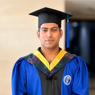 Ali Khan at his graduation